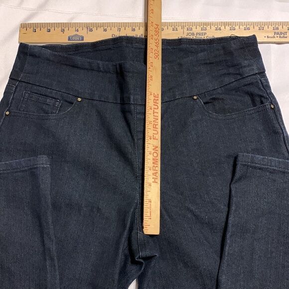 Denim & Co. Size 14 tall pull on elastic waist denim jeans - Picture 6 of 8